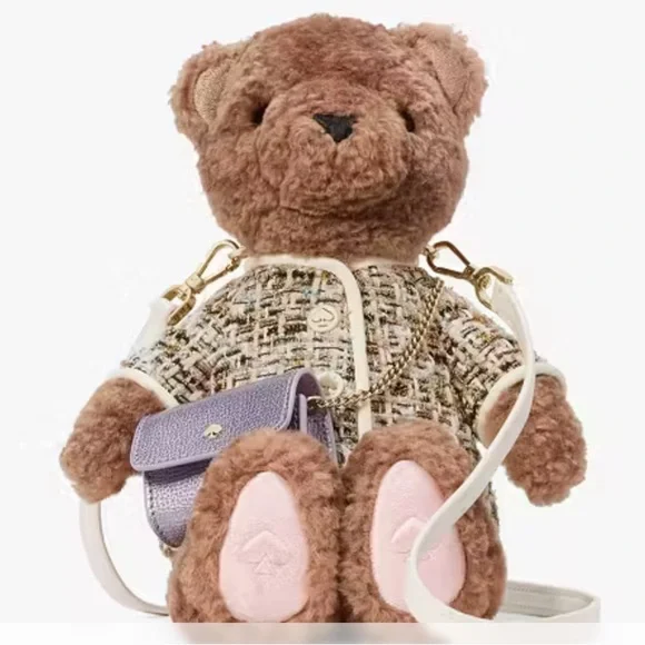 Oh What Fun 3D Teddy Bear Crossbody